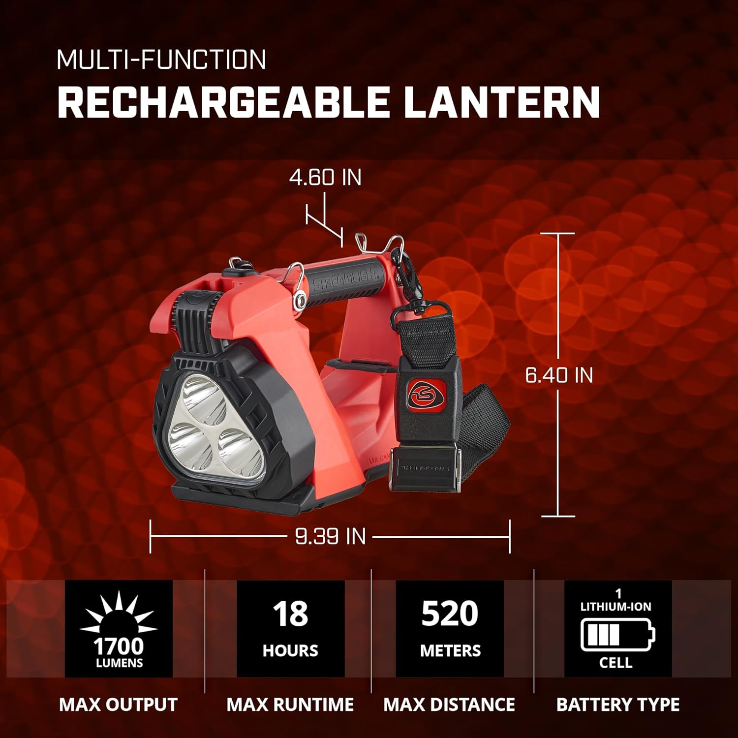 STREAMLIGHT Vulcan Clutch 1700-Lumen Rechargeable Multi-Function Lantern