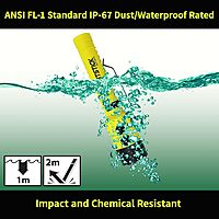 Nightstick XPP-5414GX Intrinsically Safe Dual-Light Flashlight w/Magnet-2 AA (not Included) -Green-UL913 / ATEX, Multicolor