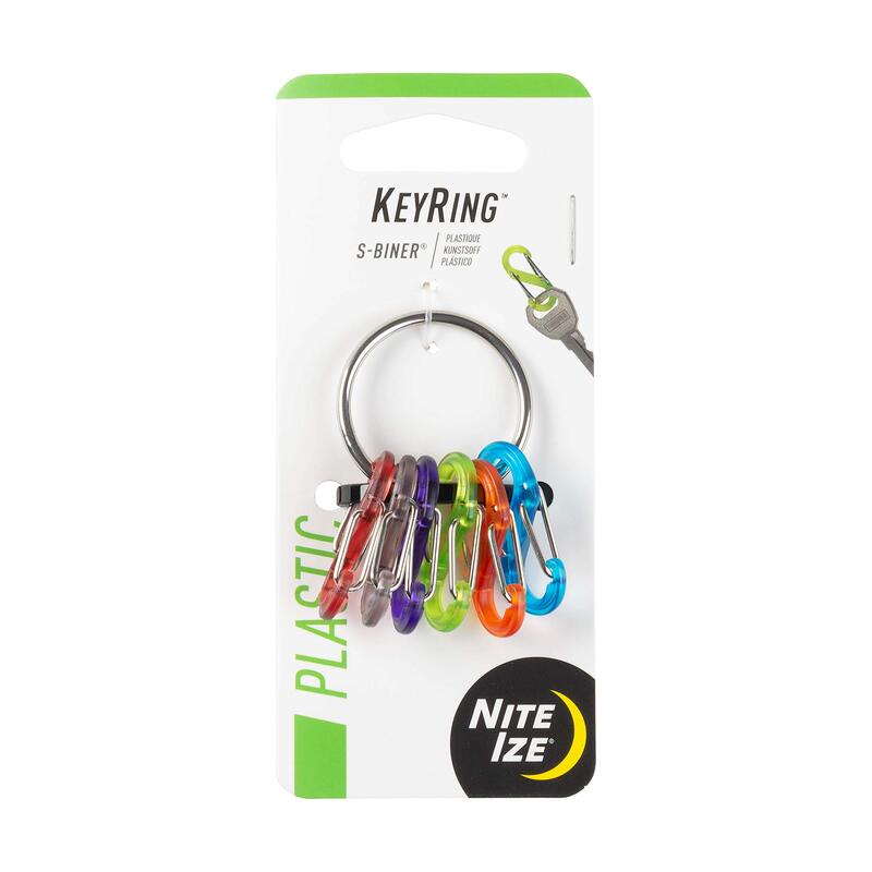 Nite Ize KRG2-11-R3 Ring Key Chain, Stainless .7in x 2.3in x .5"