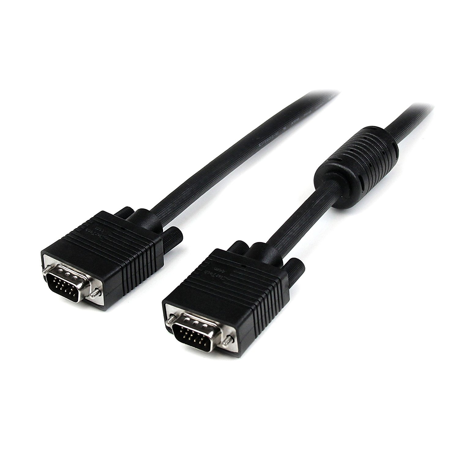StarTech.com M/M HD15 High Resolution VGA Cable, 15ft, Black