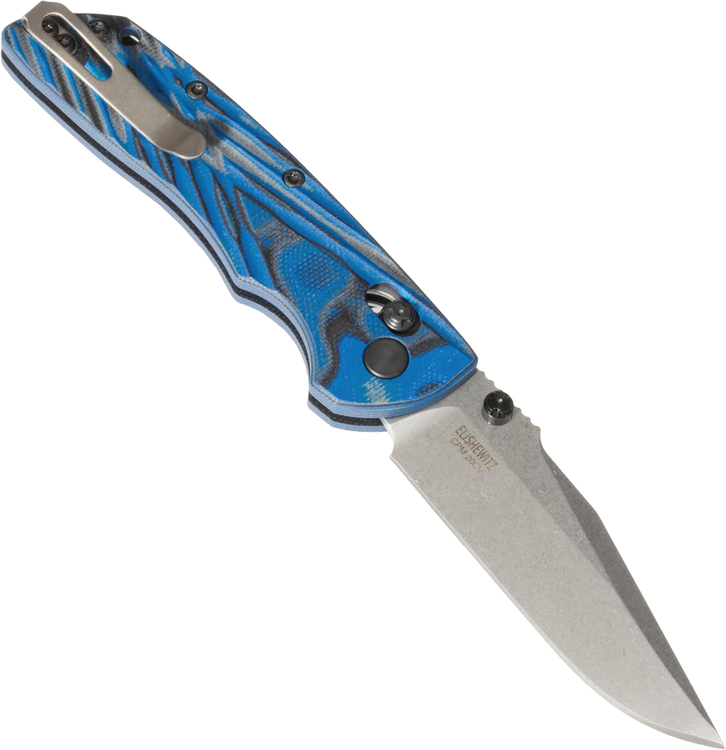 Hogue Deka, Folding Knife, CPM-20CV, Plain Edge, Clip Point Blade, 3.25", 24273