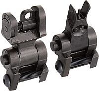 Sig Sauer Hunting Firearm Tread Front and Rear Sight Set, Adjustable Flip-Up Sights for Tread Pick Rail, Dual Aperture, Windage and Elevation Adjustable (KIT-TRD-Sights)