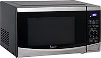 Avanti MT09V3S Microwave Oven 900-Watts Compact with 10 Power Levels and 6 Pre Cooking Settings, Speed Defrost, Electronic Control Panel and Glass Turntable, 0.9-Cu.Ft, Stainless Steel