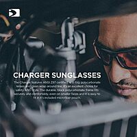 BOBSTER Charger Square Sunglasses, ANSI Z87
