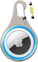 NITE IZE WearAbout Pet Clippable Tracker Holder for Apple AirTag with Locking Carabiner