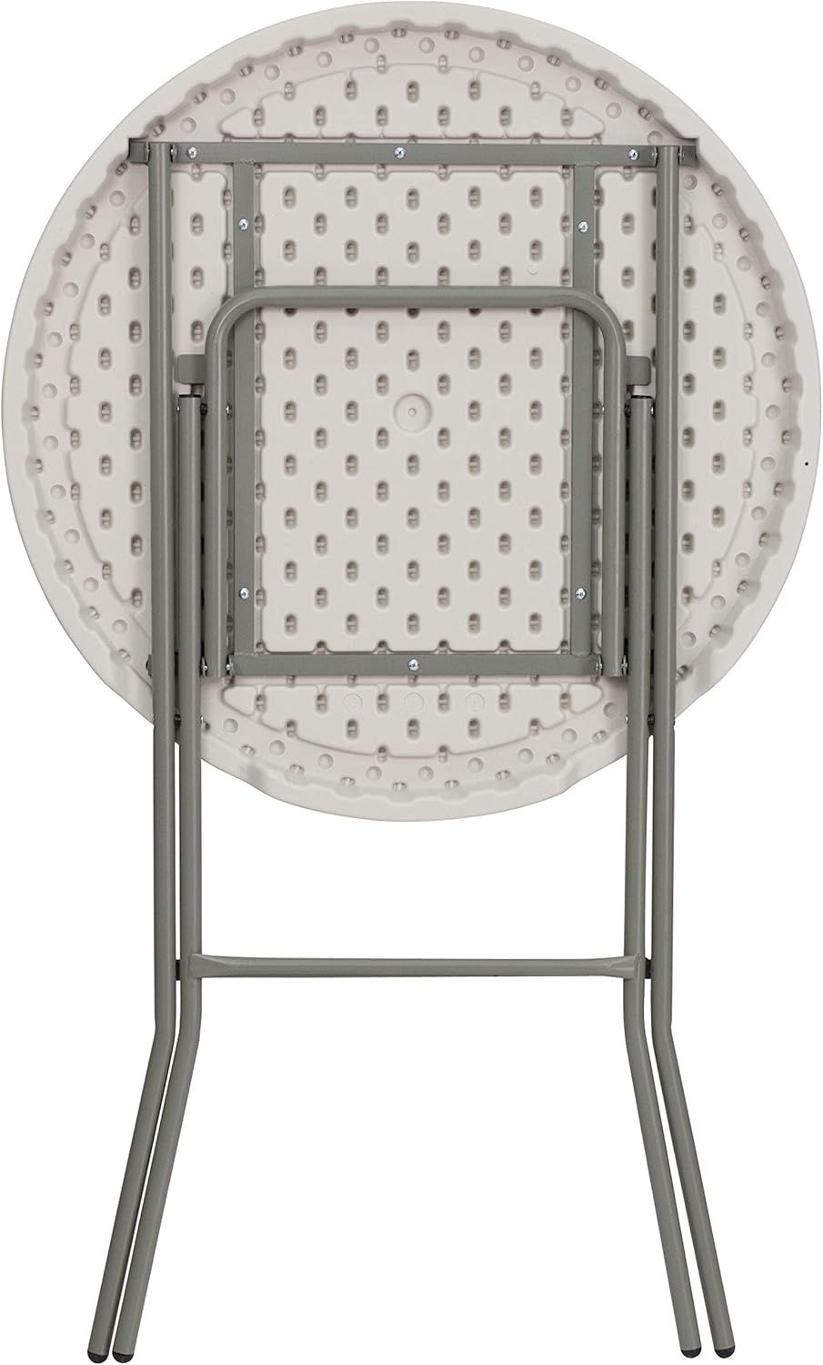 Flash Furniture Kathryn 2.63' Round Folding Bar Height Table for Parties and Commercial Events