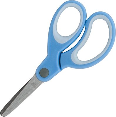 Sparco 5-Inch Kids Blunt End Scissors, Blue (SPR39045)