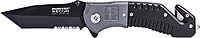 CAMPCO HUMVEE Tactical Recon 8 Pocket Knife with Spring Assist, Tactical Gear, Folding Knife, Serrated Stainless Steel Blade