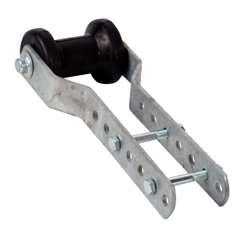 CE Smith - Trailer Adjustable Keel Roller Bracket Assembly - Durable Boat Trailer Accessory - 2" - Black (32005G)