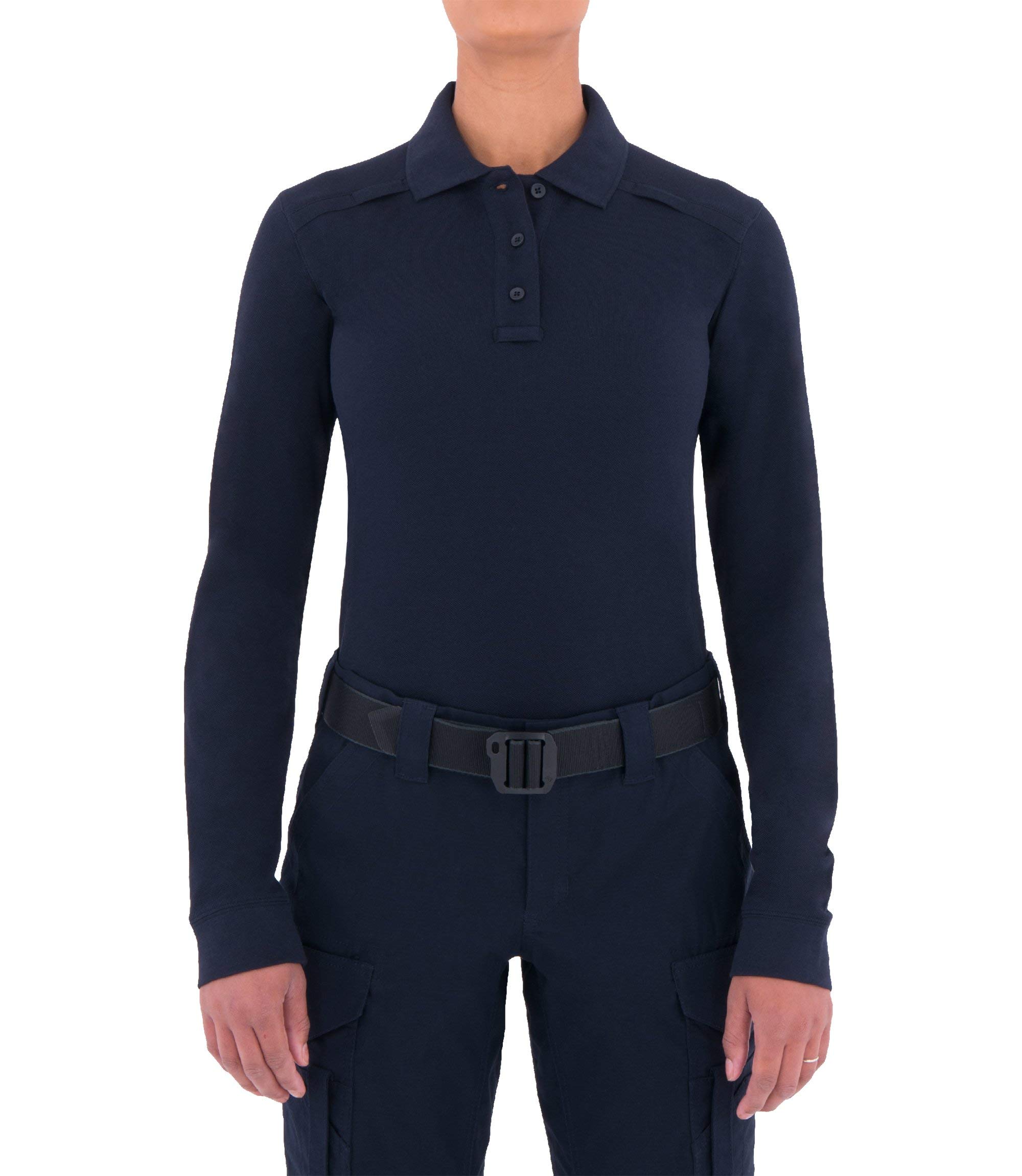 FIRST TACTICAL Women's Long Sleeve Cotton Polo