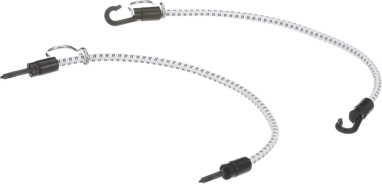 Attwood 14137-7 Cooler Mounting Kit, 4 Corner Pieces, 2 Quick-Connect Stretch Straps, Corrosion-Resistant