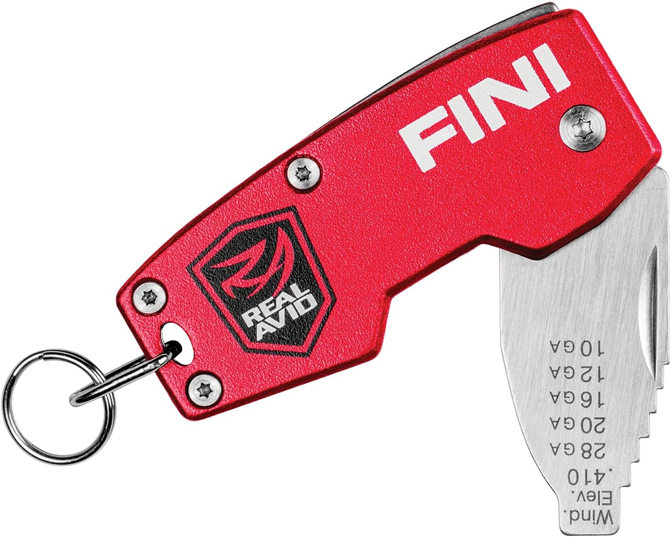 Real Avid FINI Shotgun Tool Choke Wrench with Shotgun Scope Adjuster and Shotgun Keychain