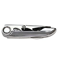 Vinturi All-In-One Waiter's Corkscrew Bottle Opener and Foil Cutter, Silver
