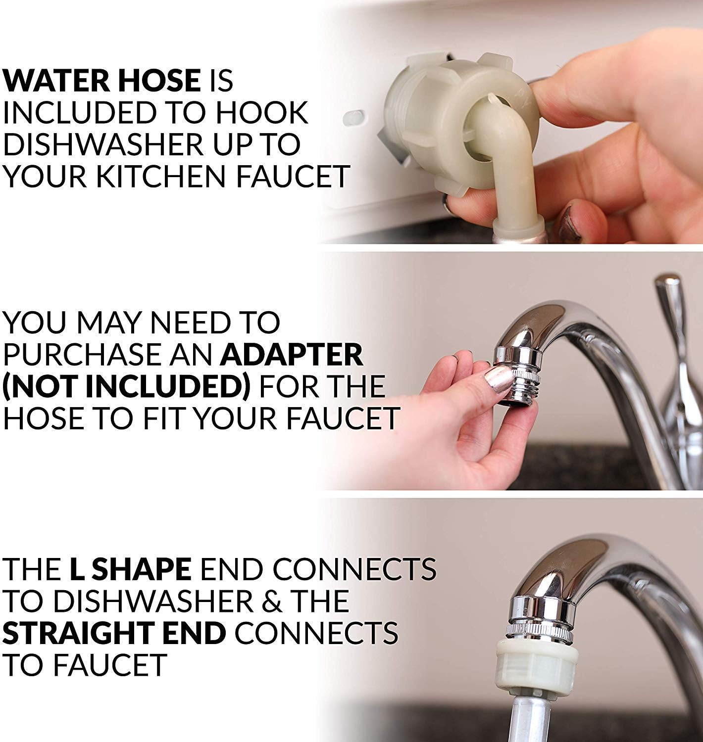 Farberware FDW05ASBWHA Complete Portable Countertop Dishwasher with 5-Liter Built-in Water Tank, 5 Programs, Baby Care