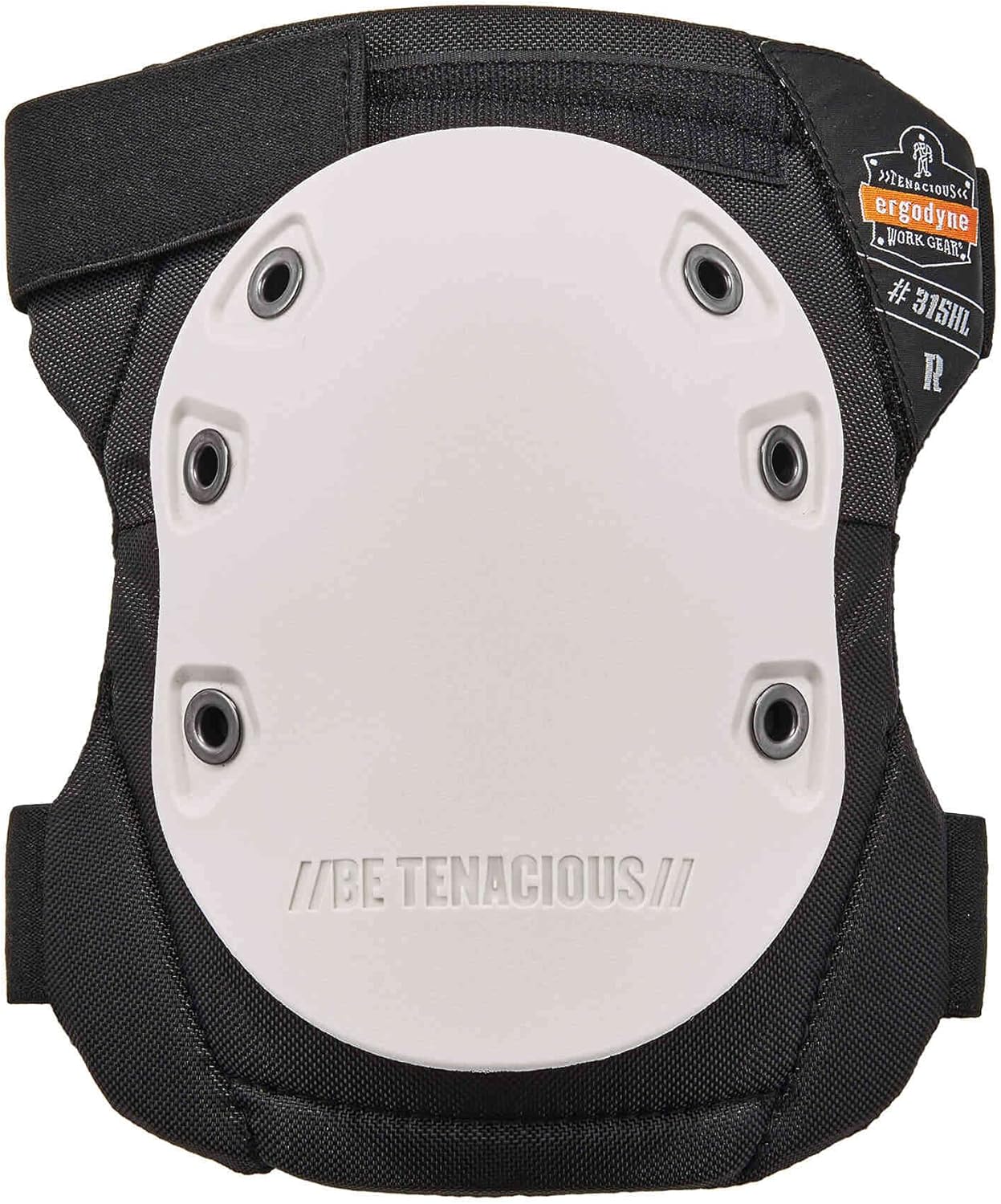 Ergodyne ProFlex 315HL Textured Cap Knee Pads, Hook & Loop Closure