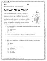 Scholastic Comprehension Skills: 40 Short Passages For Close Reading, Grade 4