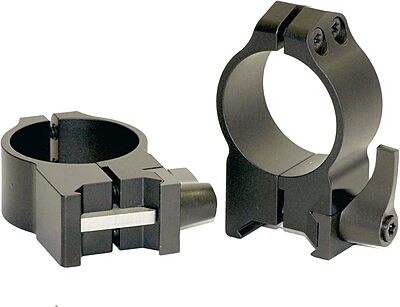 WARNE 215LM Maxima Quick Detach Scope Rings, Sintered Steel, Vertical Split, 30 mm, High Matte