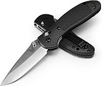 Benchmade - Griptilian Knife, Plain Edge, Nylon Handle Drop-Point Plain Edge/Satin Finish