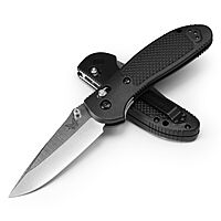 Benchmade - Griptilian Knife, Plain Edge, Nylon Handle Drop-Point Plain Edge/Satin Finish