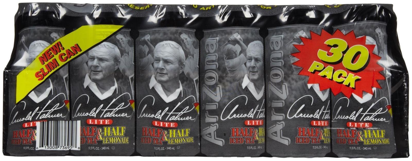 Arizona Arnold Palmer Half & Half, 11.5 Oz, Pack Of 30 Cans