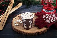 Solo ThermoGuard Insulated Double-Wall Paper Hot Cups Steam Print