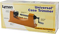 Lyman Universal Trimmer with 9 Pilot Multi-Pack Trims .17 Cal to .458 Cal Orange