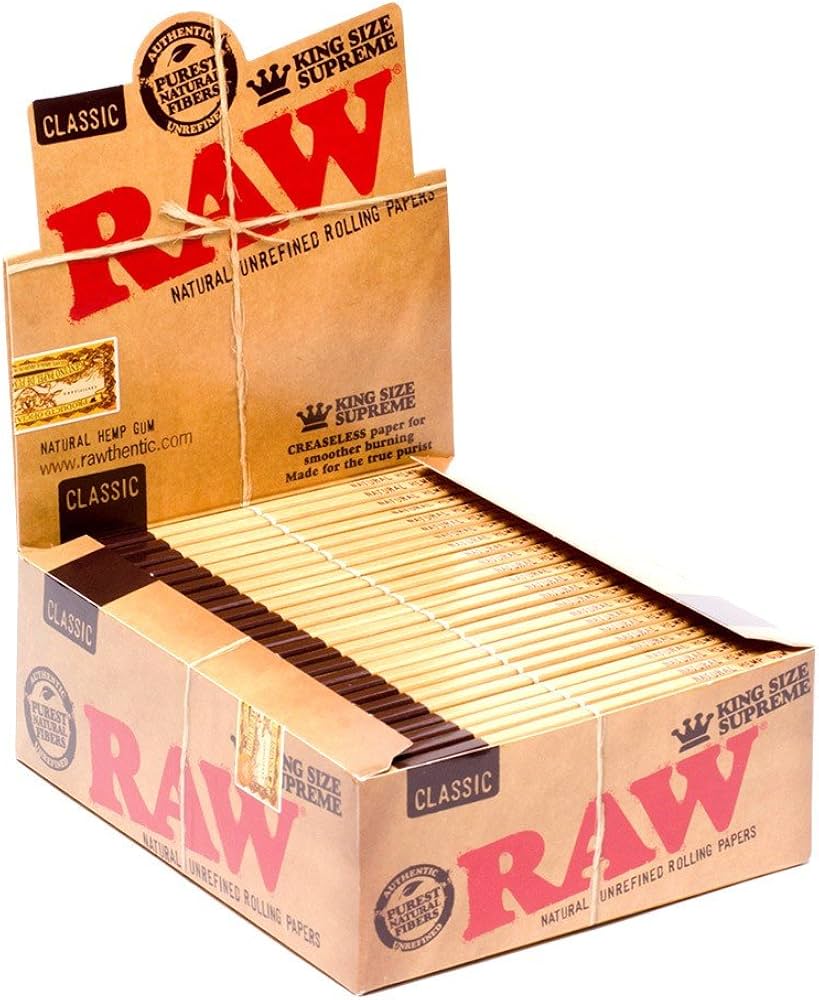 RAW® - Classic Rolling Papers - King Size Supreme (24ct) - Display 40