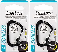 Nite Ize SlideLock Stainless Steel Carabiner Key Holder