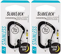Nite Ize SlideLock Stainless Steel Carabiner Key Holder