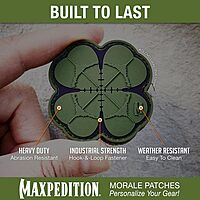MAXPEDITION Lucky Shot Clover PVC Morale Patch