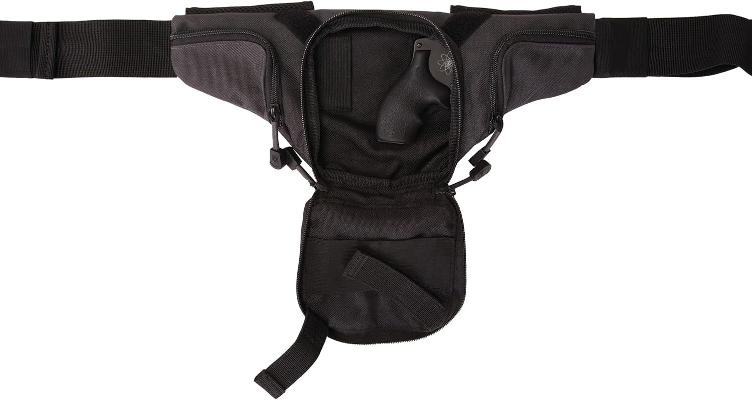 5.11 Tactical Unisex Select Carry Pistol Pouch, Concealed Carry Bag with Hot-Pull Tabs, Magazine Slots, Adjustable Strap