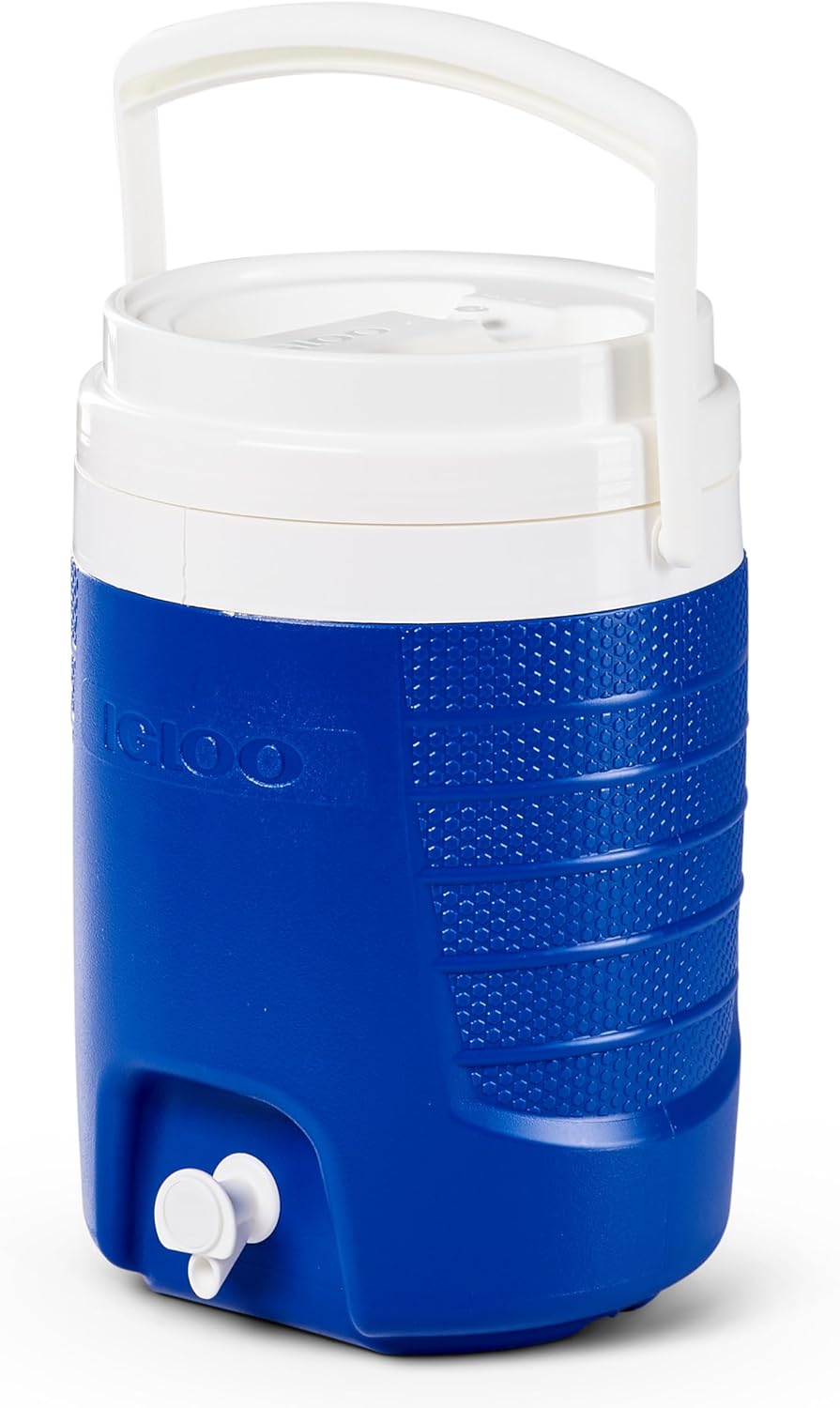Igloo 2 Gallon Portable Sports Cooler Water Beverage Dispenser, Insulated Cooler Dispenser, Majestic Blue