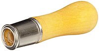 Crescent Nicholson 5-3/4" Metal Ferruled Wooden Handle Number 000 - 21470N