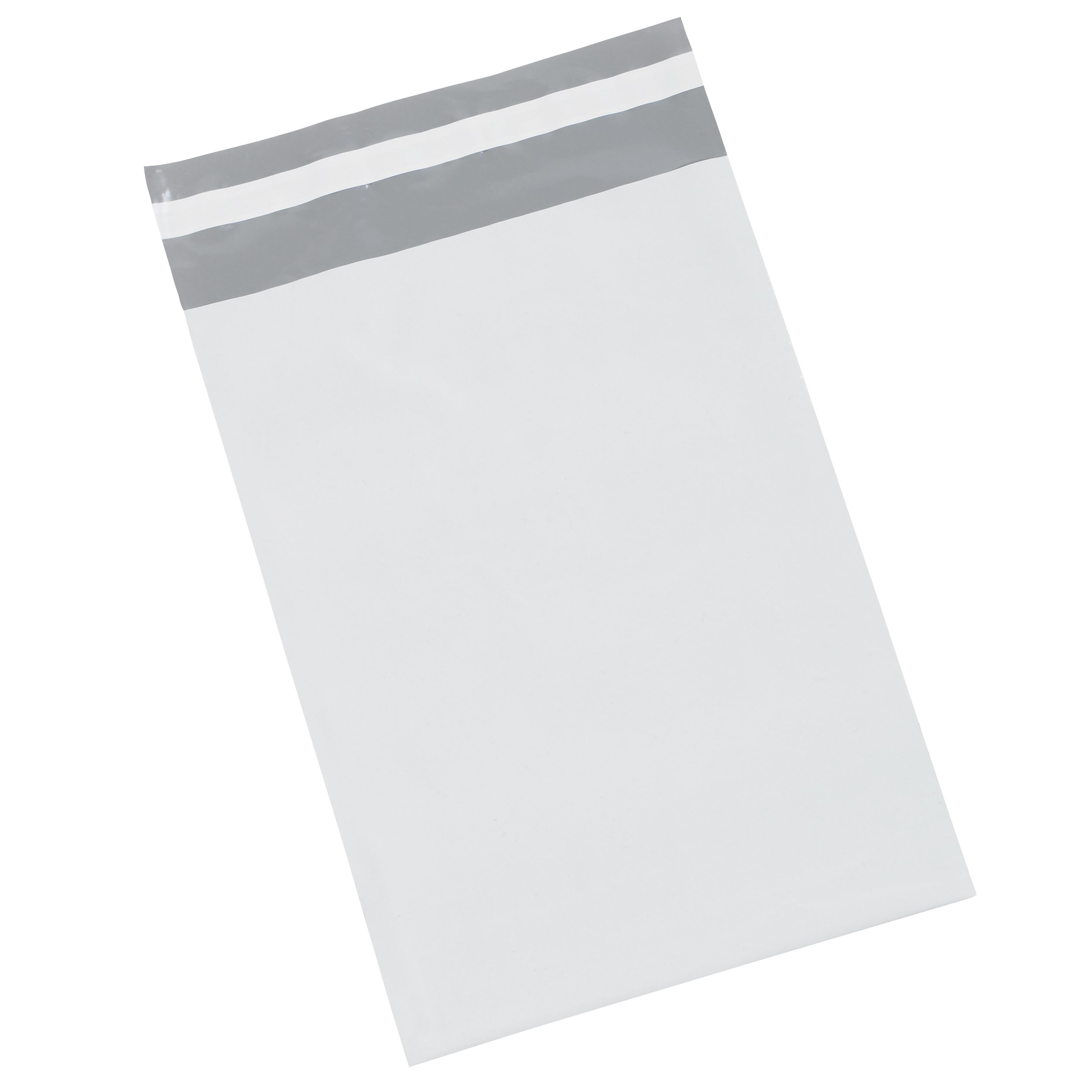 Aviditi Poly Mailer Envelopes, 7 1/2" x 10 1/2", White, Self-Seal with Tear Strip, Waterproof and Puncture Resistant