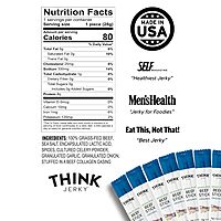 Think Jerky Original Beef Sticks, Gluten and Sugar Free, No Nitrates, Keto Paleo Friendly High Protein Low Carb Meat Snack