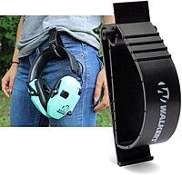 Walker's Durable Molded Polymer Universal Hands-Free Carry Hunting Range Shooting Earmuffs