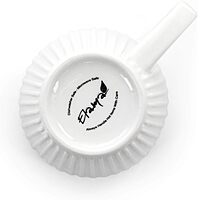 Elama Elle 12 Piece Round Porcelain Mug Set in White