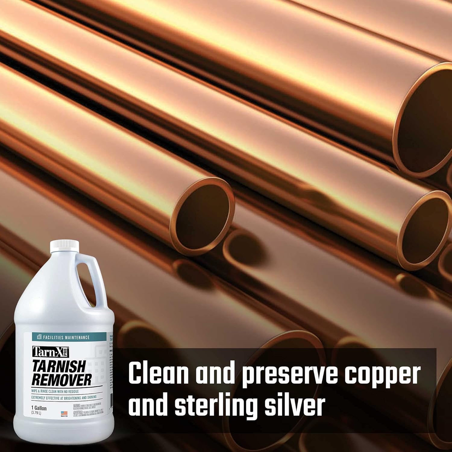 Metal and Silver Tarnish Remover, For Use on Sterling Silver, Silver Plate, Platinum, Copper, Gold