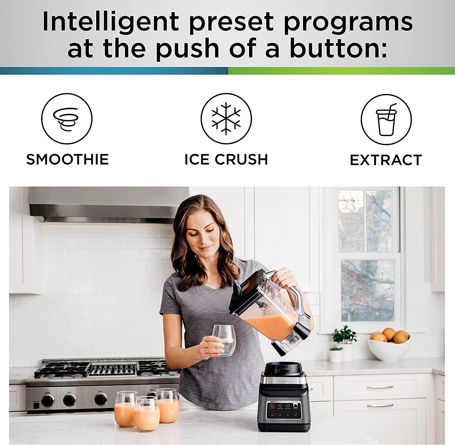 NINJA Professional Plus Blender with Auto-iQ, 1400 Peak Watts, 72-oz Total Crushing Pitcher