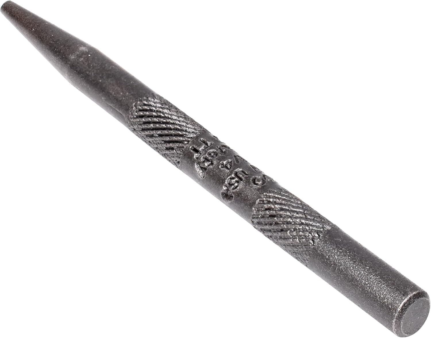 Mayhew Tools Knurled Center Punch, Black Oxide Finish