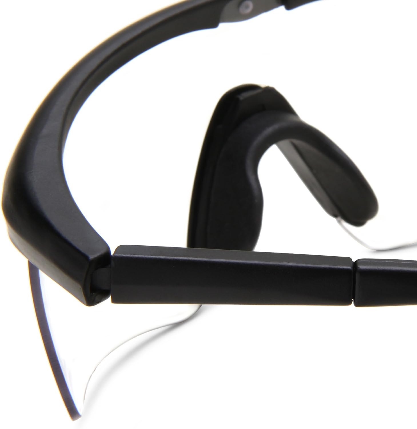 Bobster ESB Shooting Sunglasses, Black Frame/3 Lenses (Smoked, Amber and Clear)