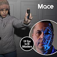 Mace Brand Triple Action Pocket Model Pepper Spray, Black, Normal