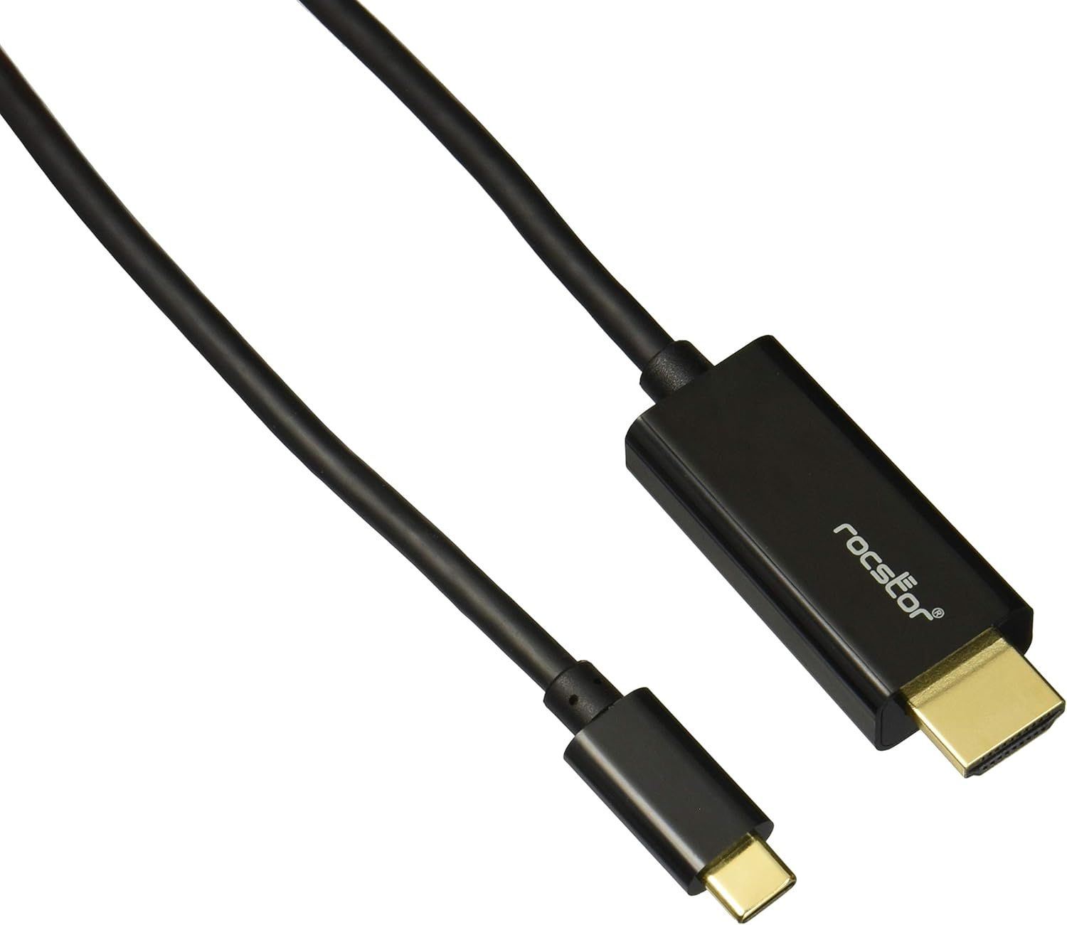 Rocstor 6Ft USB-C to HDMI Male to Male 4K Cable Supports up to 4K 60Hz Black