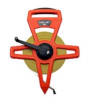 Crescent Lufkin 1/2" x 200' Pro Series Ny-Clad Steel Tape Measure - PS1808N 61 m