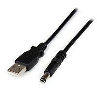 StarTech.com USB-A to Coaxial Barrel 5V Power Cable