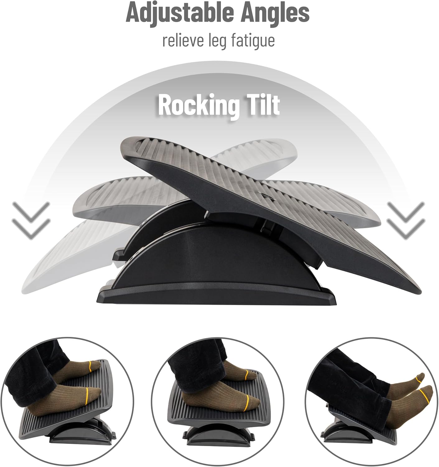 MIND READER Adjustable Ergonomic Foot Rest