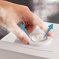 Black+Decker Ultrasonic Humidifier, Touch Display, 1.45 Gallons, 14inH x 9-7/8inW x 7-5/16inD