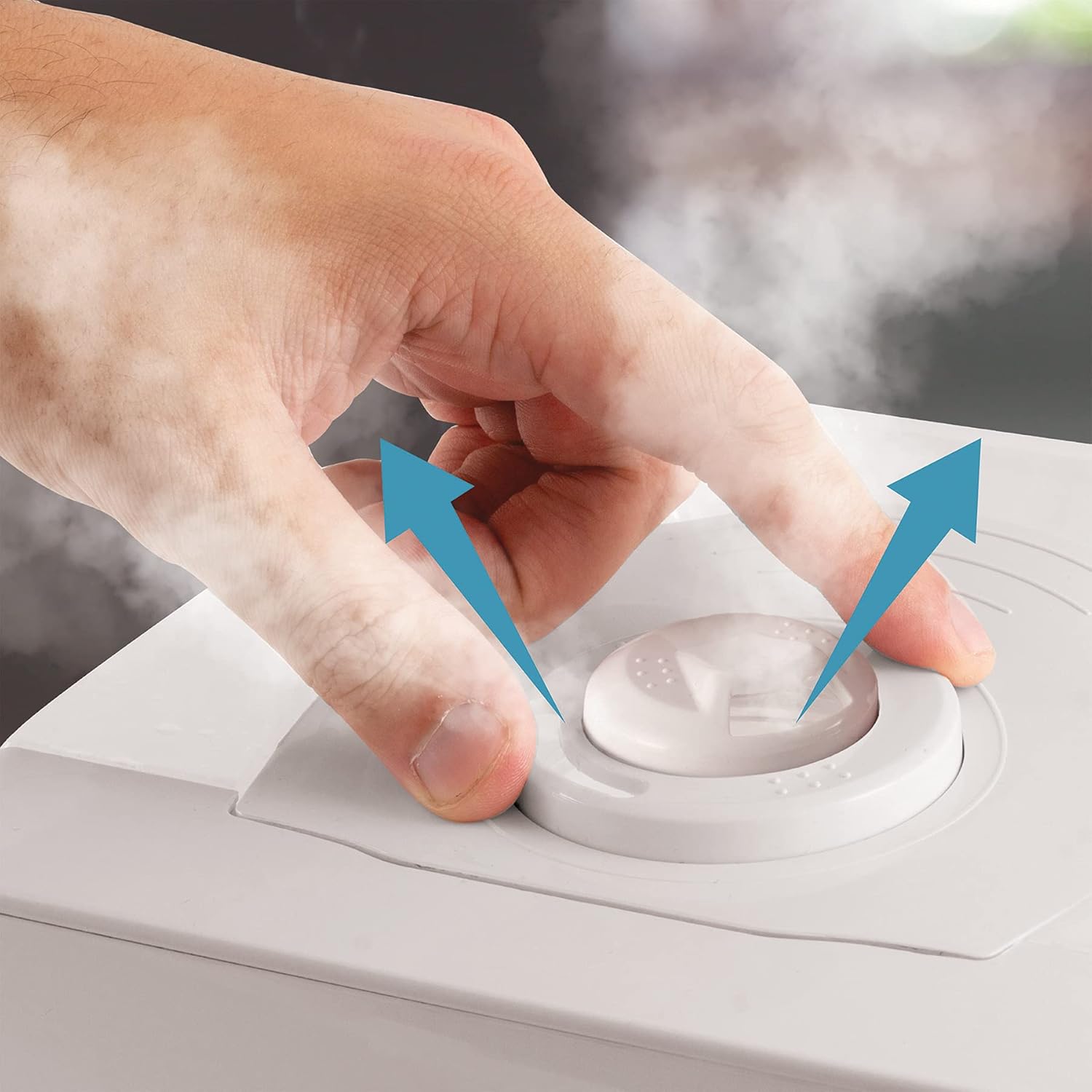 Black+Decker Ultrasonic Humidifier, Touch Display, 1.45 Gallons, 14inH x 9-7/8inW x 7-5/16inD