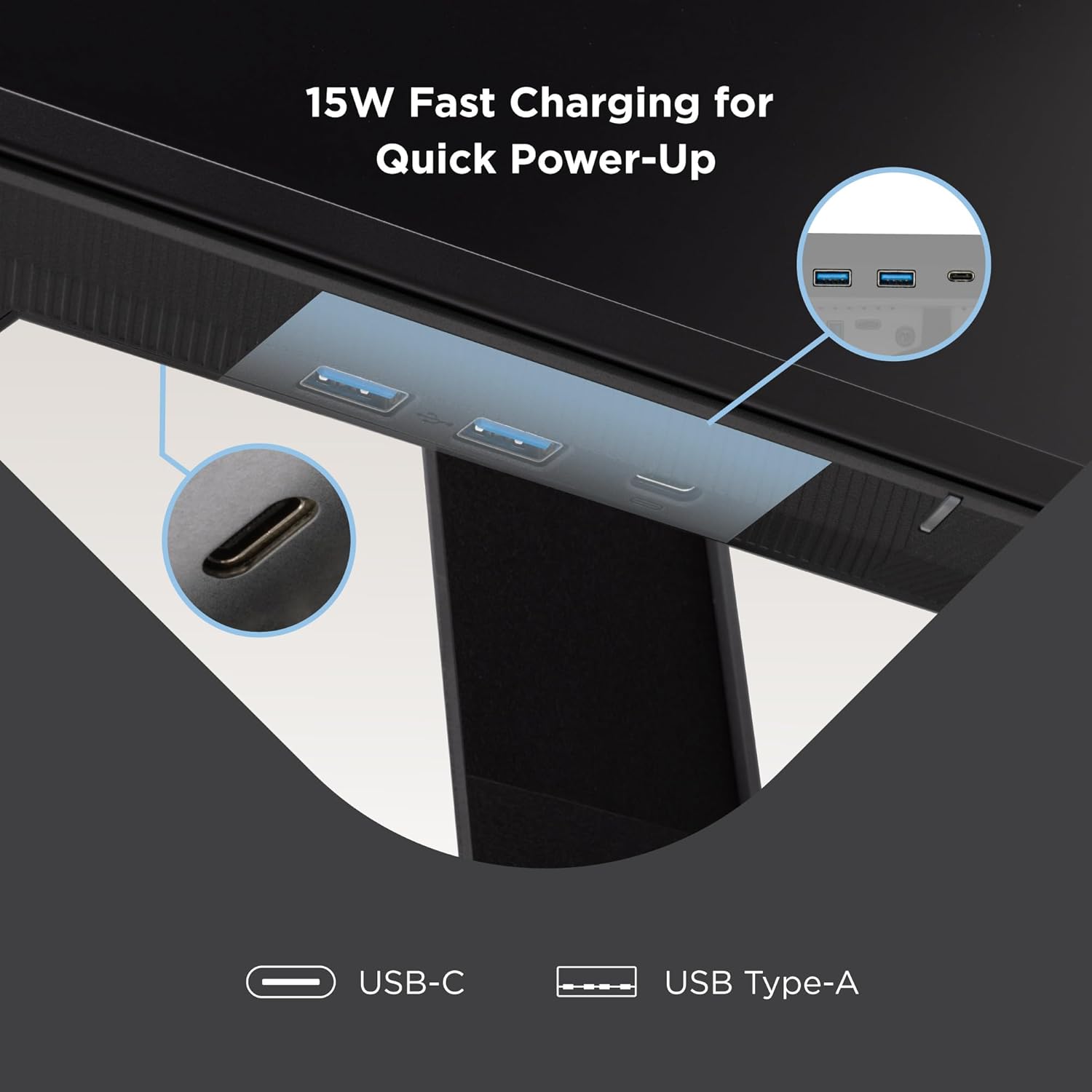 VIEWSONIC VG Ergonomic IPS Monitor with 65W USB-C, 100Hz, 5-Port USB Hub, HDMI & DisplayPort