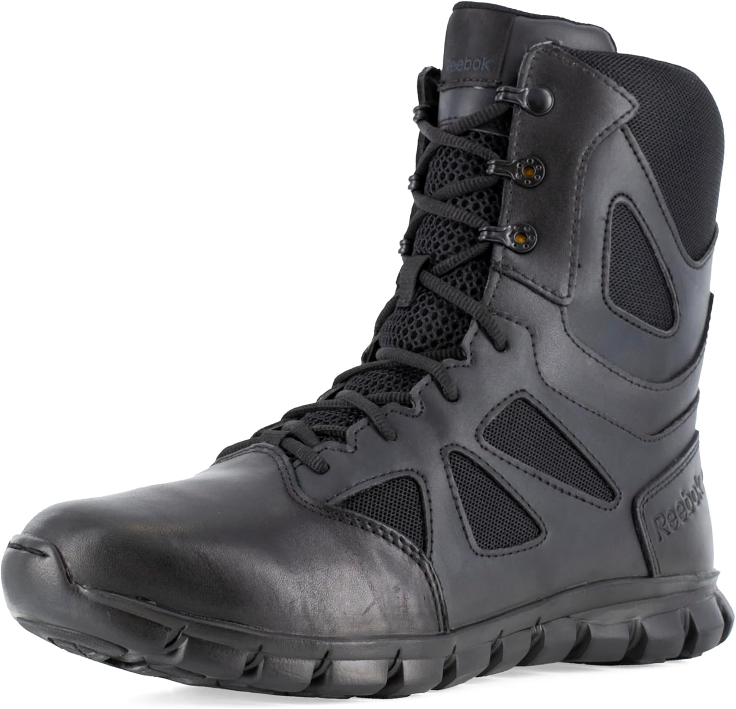 Reebok Men's Sublite Cushion 8" Tactical Waterproof Boot with Side Zipper